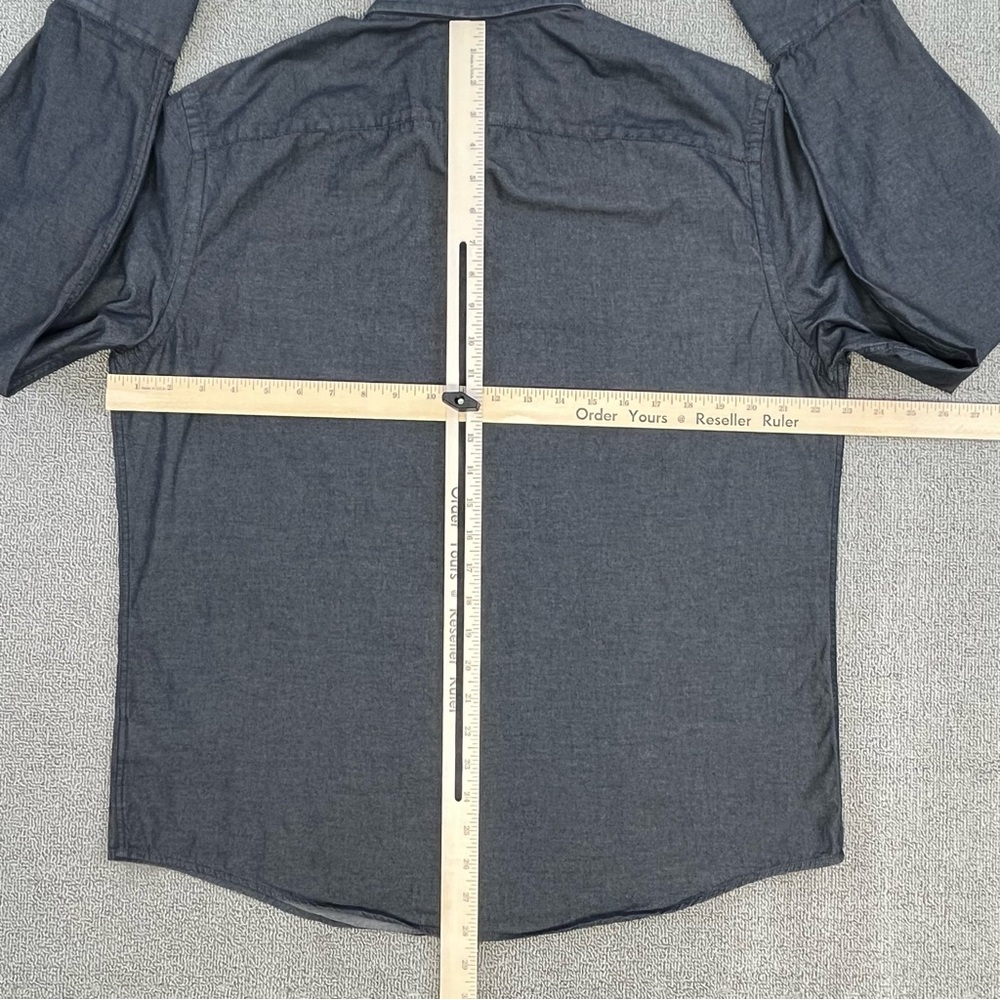 UNTUCKit Shirt Adult Large Gray Button Up Casablanca Business Casual Men - Picture 8 of 12